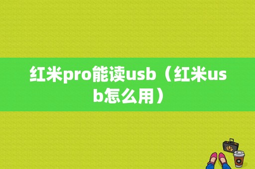 红米pro能读usb（红米usb怎么用）