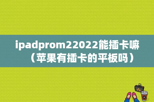 ipadprom22022能插卡嘛（苹果有插卡的平板吗）