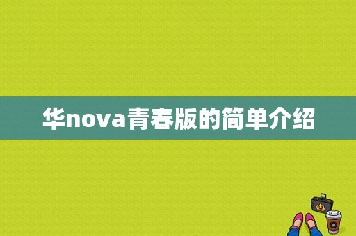 华nova青春版的简单介绍