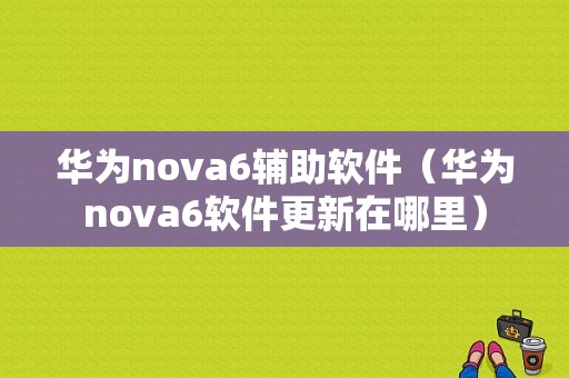 华为nova6辅助软件（华为nova6软件更新在哪里）