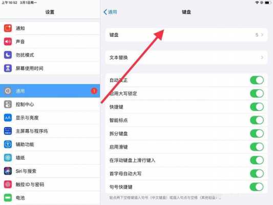 ipad怎样调出手写输入法（苹果平板设置打字）