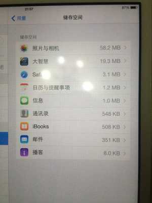 ipad可用容量很多仍显示内存不足（苹果平板内存在哪看）