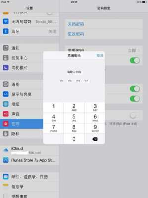 苹果ipad怎么换密码（苹果平板怎么修改密码）