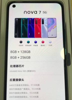 华为nova7i像素（华为nova7pro像素参数）